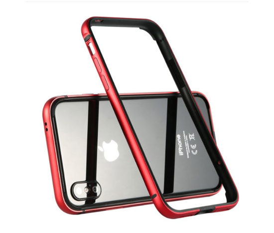 Premium Bumper σε Κόκκινο Χρώμα - iPhone X/Xs
