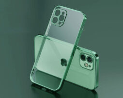 "Look 12 Matte" Electroplate Θήκη Midnight Green + 9H Tempered Glass - iPhone 12